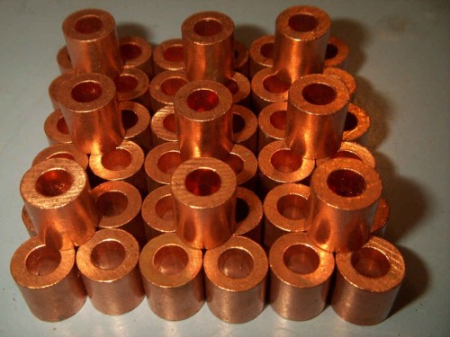 20 New Brass Bushings .6635 Od, 0.3560  Id 0.71 Long